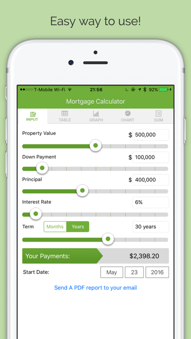 How to cancel & delete Mortgage Number Cruncher - Compound Interest Loan Calculator for Real Estate from iphone & ipad 1