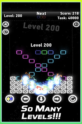 Glow Block - Neon Blocks Game screenshot 4