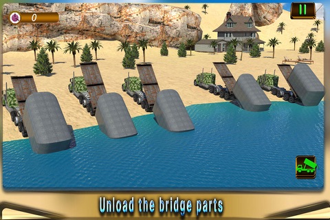 Army Bridge Building: A Realistic Driving and Parking Construction Operator screenshot 2