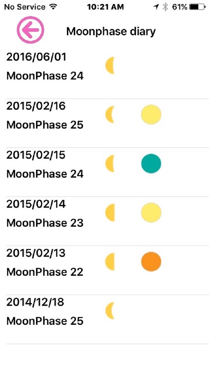MoonPhaseDiary - select color easiest diary
