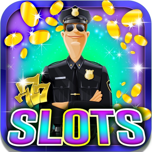 Detective's Slot Machine:Place a bet on the lucky policeman and earn lots of virtual coins iOS App