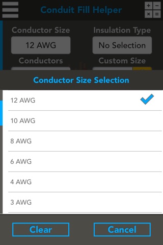 Conduit Fill Helper screenshot 2