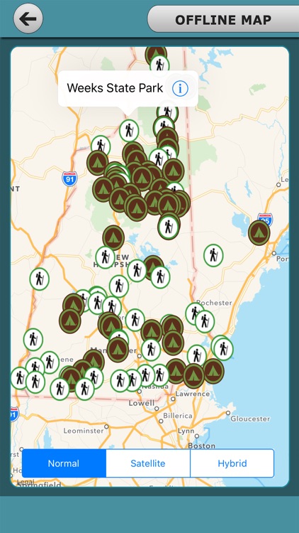 New Hampshire - Campgrounds & Hiking Trails