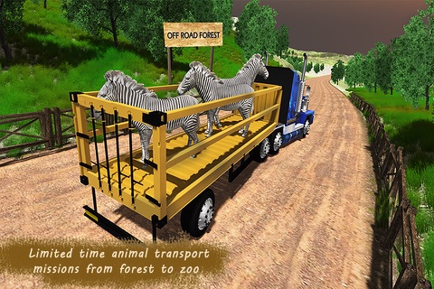 Animal Transport Truck Driving: Off-Road Driver 3D screenshot 2