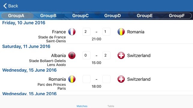 Calendar for Euro 2016(圖2)-速報App