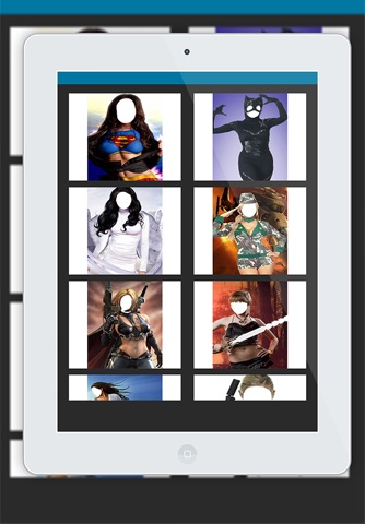 Girls Superhero Costumes- New Photo Montage With Own Photo Or Camera screenshot 4
