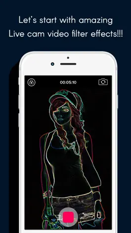 Game screenshot Live Cam video filter: Free video booth effects live on camera apk