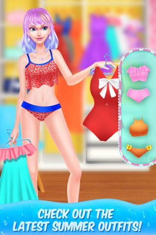 Summer Girl Hair Salon! Fashion Style Makeover Game for FREE screenshot 4
