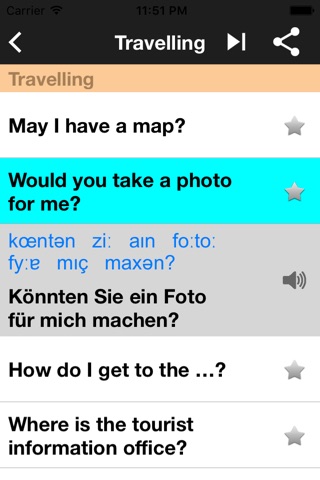 Learn German Phrasebook screenshot 2