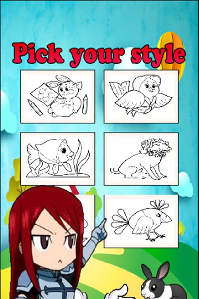Cute Pet Paint and Coloring Book Learning Skill - Fun Games Free For Kids screenshot 2