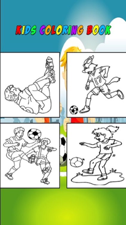 Football Coloring Book for Kids