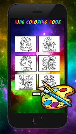 Game screenshot Rockets Coloring Book for Kid Games apk