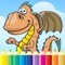 Dragon Dinosaur Coloring Book - Drawing and Painting Dino Game HD, All In 1 Animal Series Free For Kid