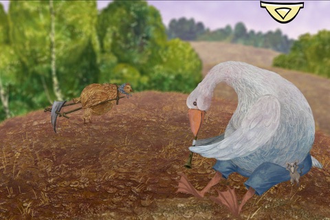 鸡和鹅的传说。 MIKHAIL BULATOV screenshot 3