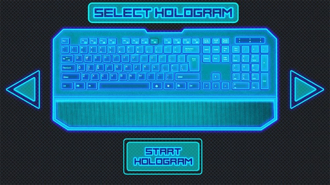 Hologram Keyboard Joke