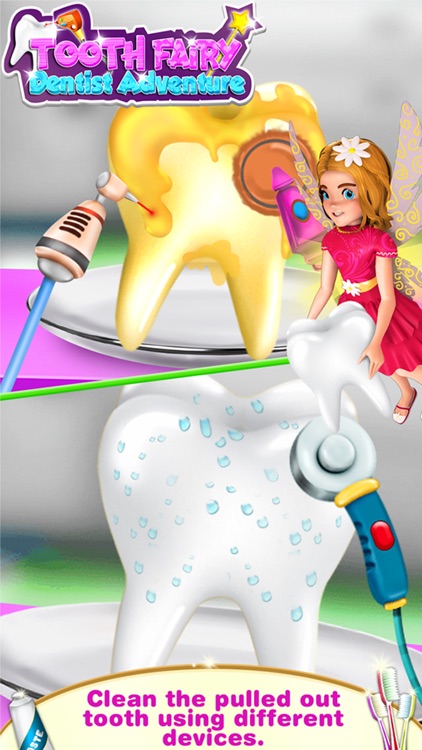 Tooth Fairy Dentist Adventure -  Virtual Dentist Doctor Game by Happy Baby Games screenshot-3