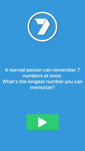 Memorize - What's the longest number you