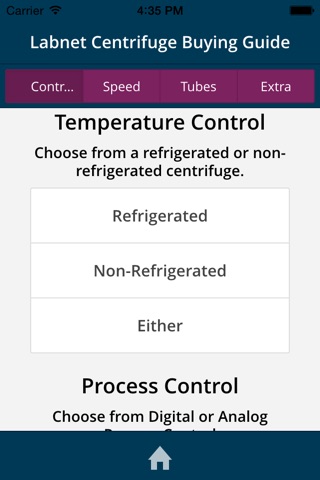 Centrifuge Selection Guide screenshot 4