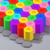 Hexagon Puzzle: Sorting Games