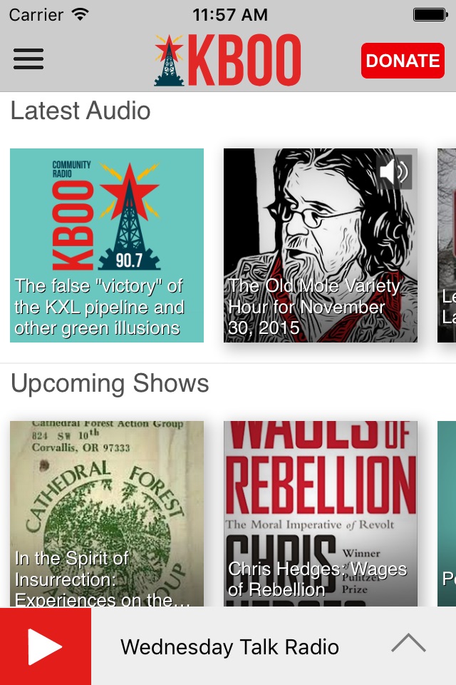 KBOO Community Radio App screenshot 2