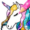 Unicorn Coloring Book Sparkle