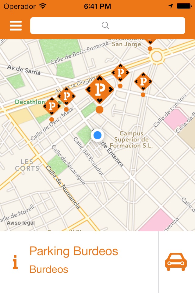 Parkimeter: Reserva parking screenshot 2