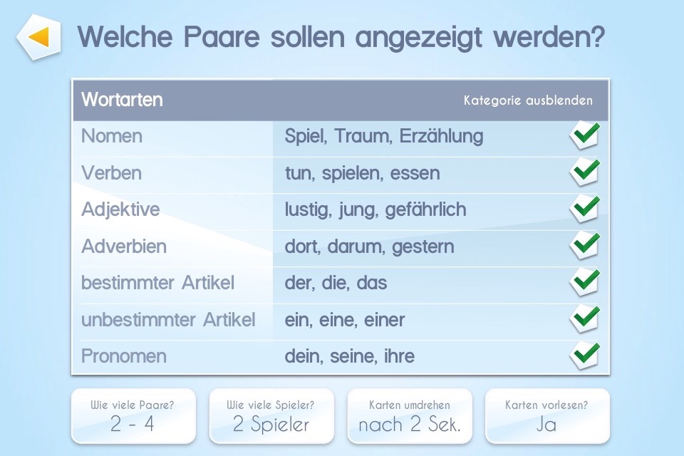 Grammatik Duell screenshot 2