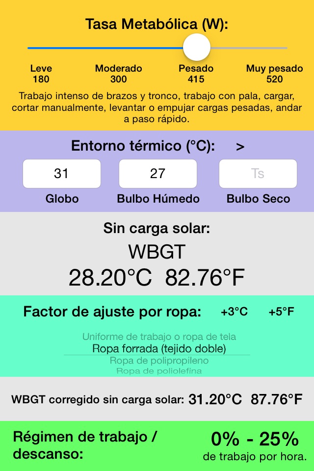 Thermal Stress Calculator screenshot 2