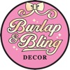 Burlap & Bling Decor