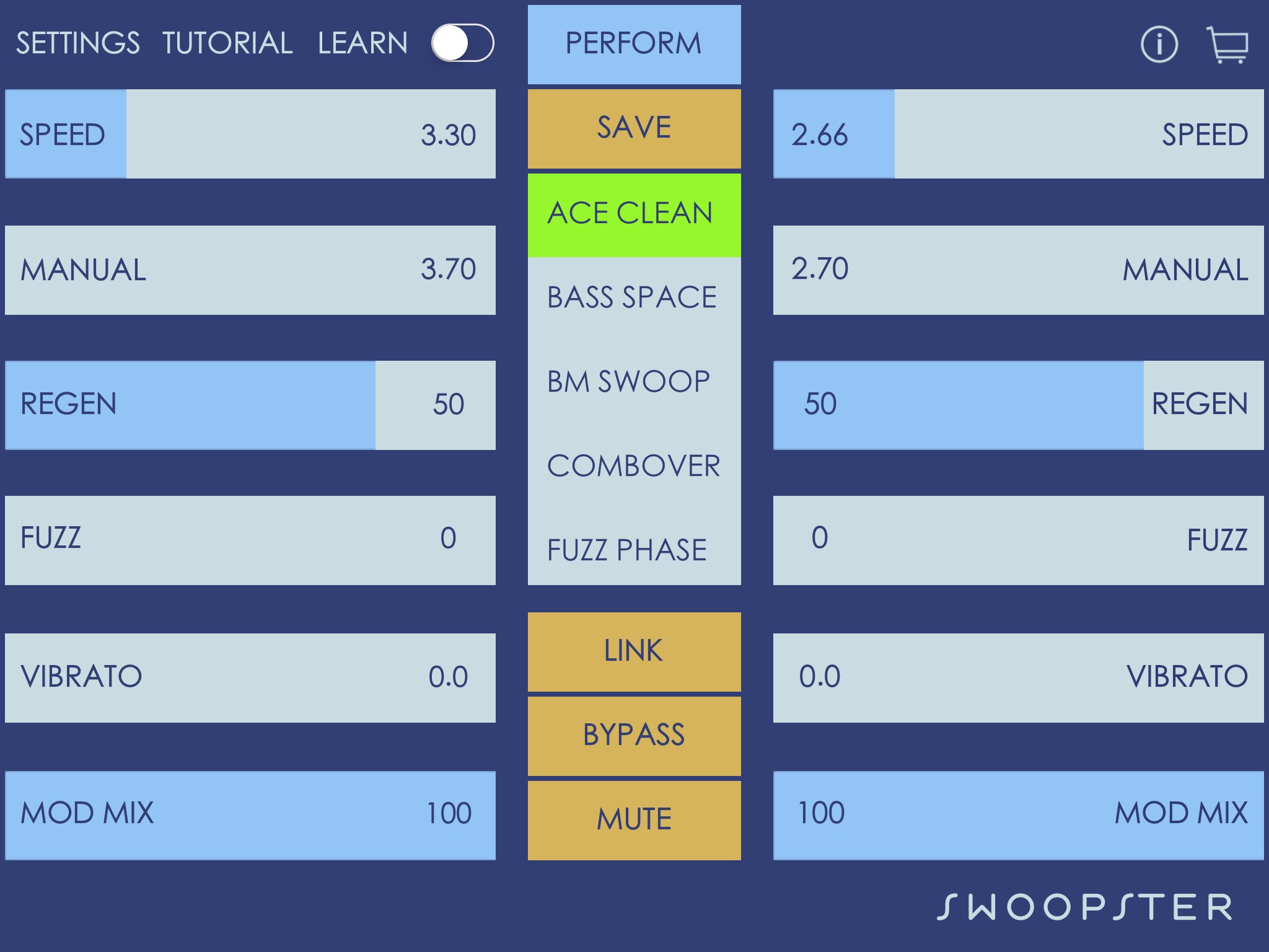 Swoopster - Fuzz Flanger FX screenshot 3