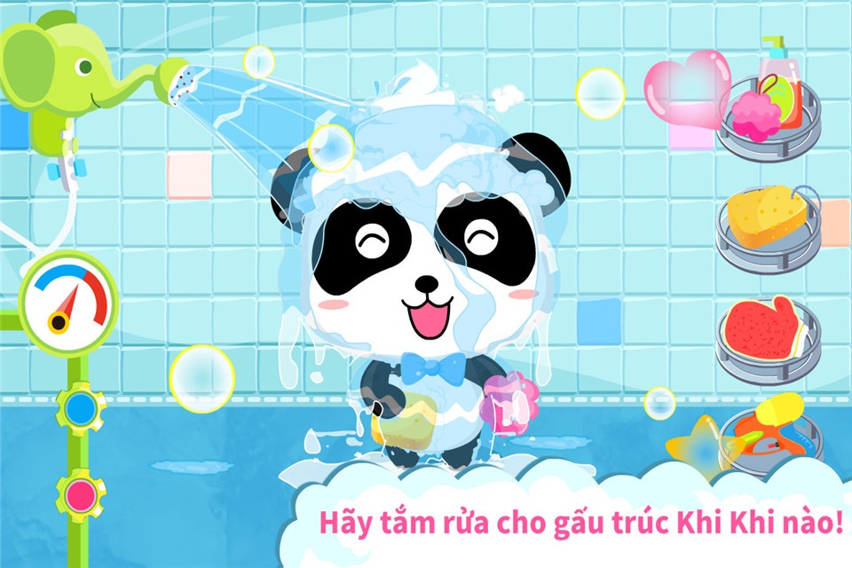 Baby Panda's Bath Time screenshot 4