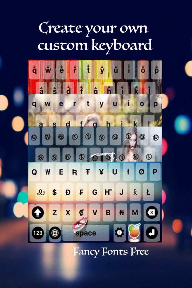 fancy fonts - custom keyboard screenshot 3