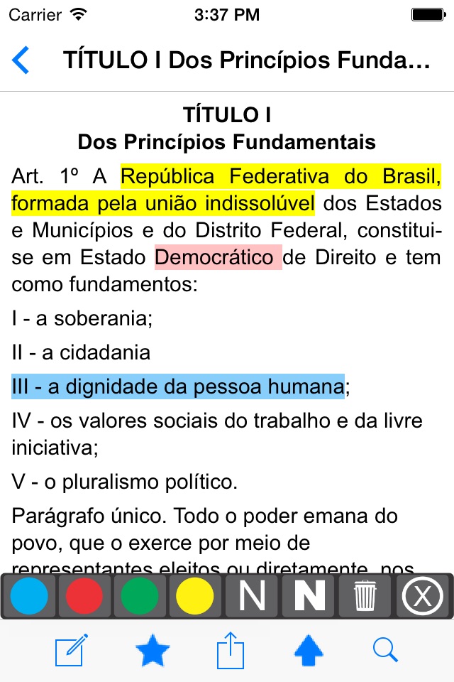 Constituição Federal screenshot 2