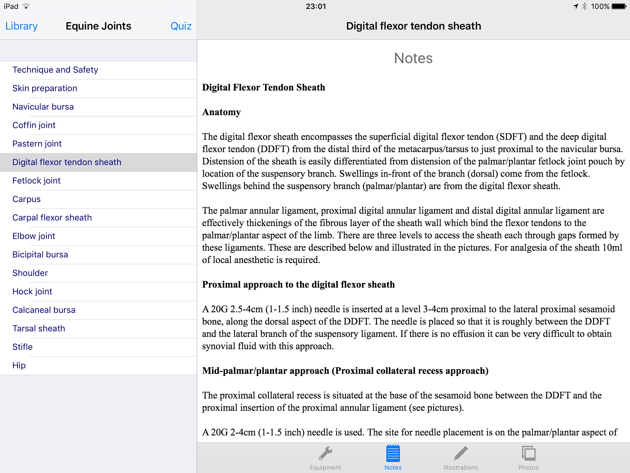 BEVA Equine Joint Injections screenshot 2