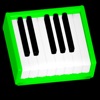 3D Piano Notes Keyboard Melody