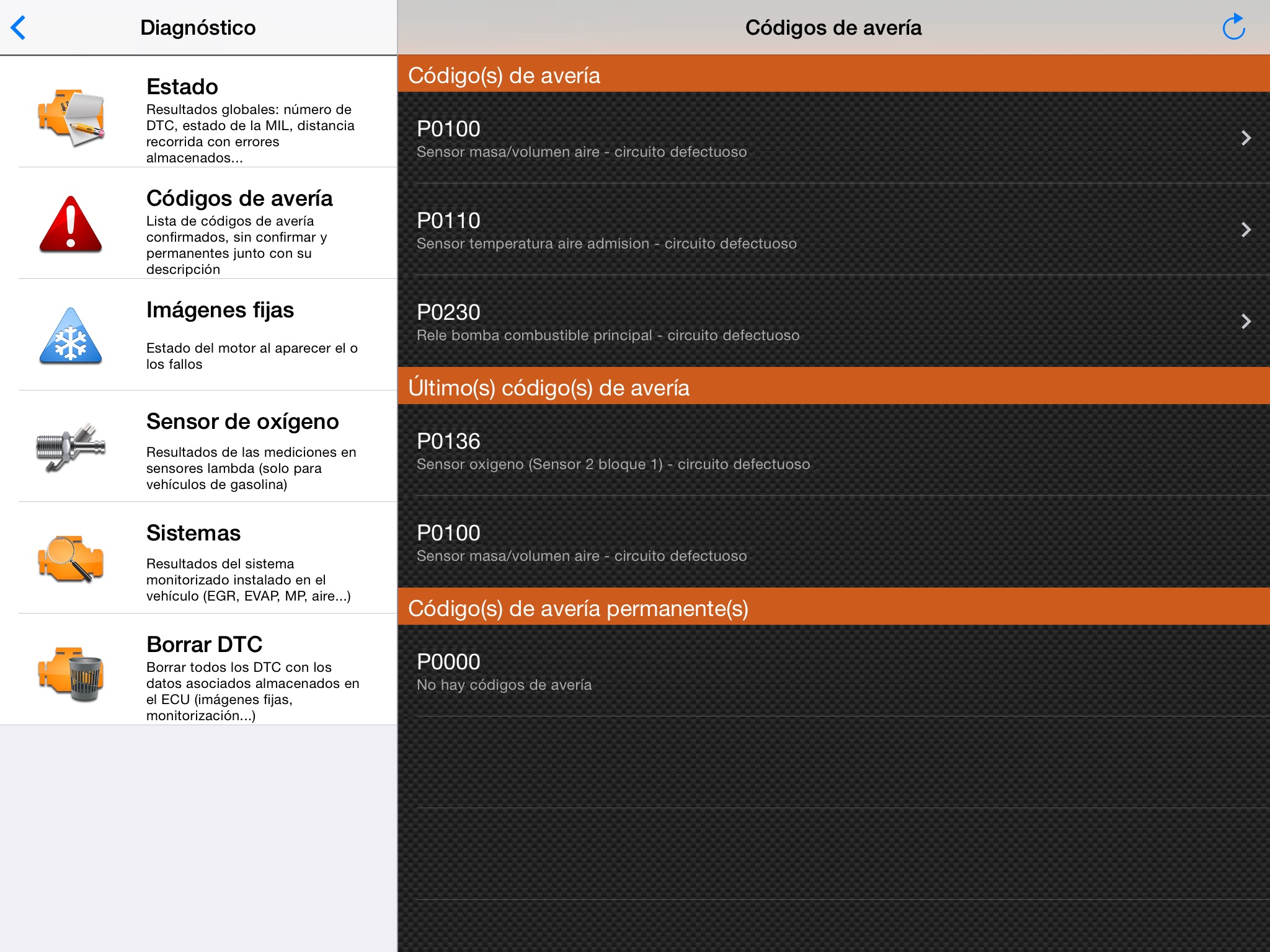 EOBD Facile: OBD 2 Car Scanner screenshot 3