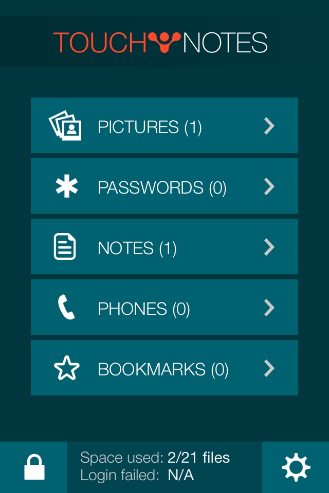 TouchyNotes screenshot 4