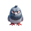 Angry Pigeon Stickers