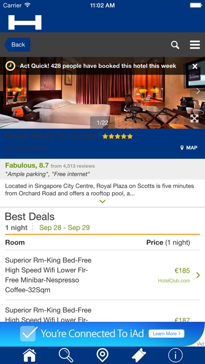 Rome Hotels + Compare and Booking Hotel for Tonight with map and travel tour screenshot-3