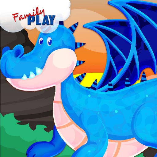 Dragons and Puzzles: Puzzles for Kids Free icon