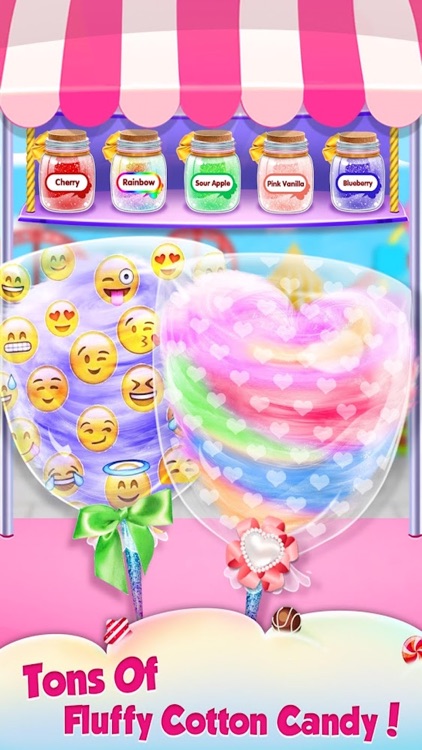 Sweet Cotton Candy Making & Baking games for Kids screenshot-3
