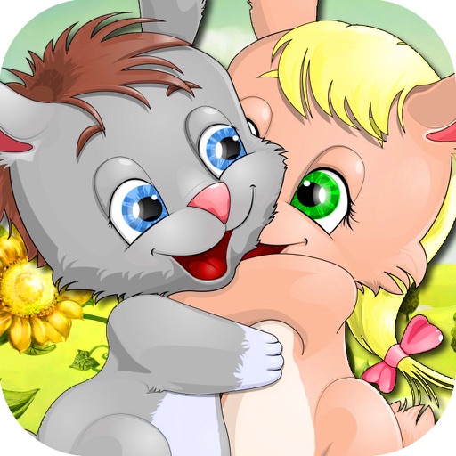 Rabbit in Crazy Color Pop iOS App