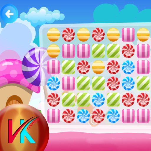 Candy Match Puzzle Logic Colors Sweets Icon