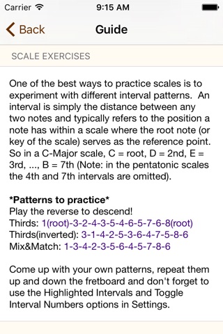 ScaleGenius: Scales For Alternate Guitar Tunings screenshot 4