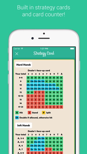 Perfect Blackjack - Blackjack Strategy Trainer(圖2)-速報App