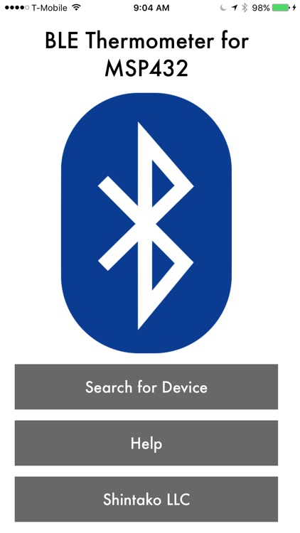 BLE Thermometer for MSP432