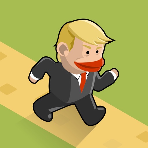 Hasty Tiny Trump Running Icon