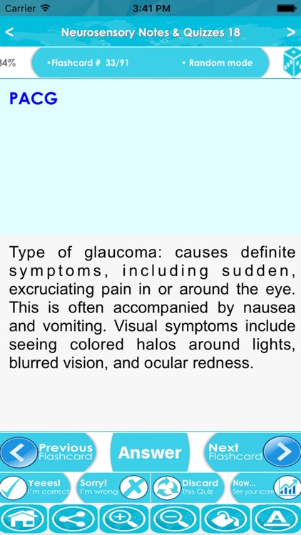 Neurosensory Exam Prep App : Study Notes & Quizzes screenshot-3