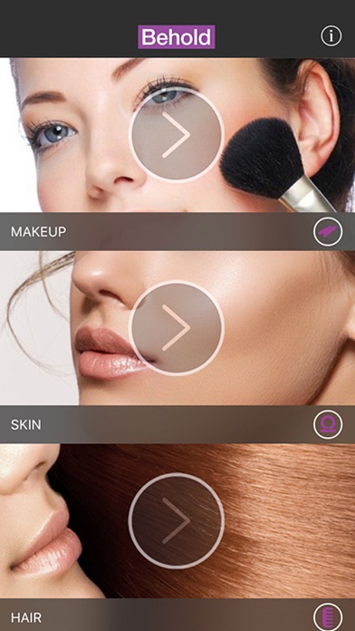 Behold : Contouring plus selfie makeup editor app screenshot 2