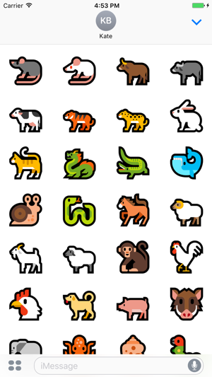 Colorful Animal Stickers(圖2)-速報App